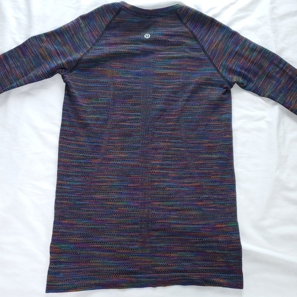 Lululemon Rainbow Long Swiftly Tech 2.0 Longsleeve Size 6 - Picture 9 of 11